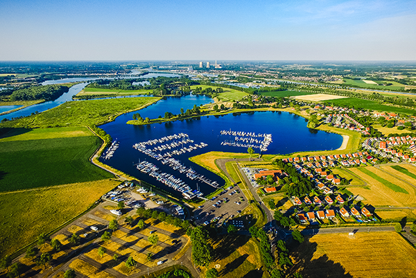 Droneshot van Stevensweert